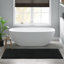 1 tapis de salle de bain réversible 100% coton touffeté 3000 g / m² 24 x 44 po noir-296795217