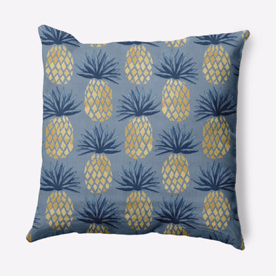 Floral Reversible Throw Pillow