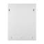 Miroir mural avec tablettes et crochets, blanc-123706623