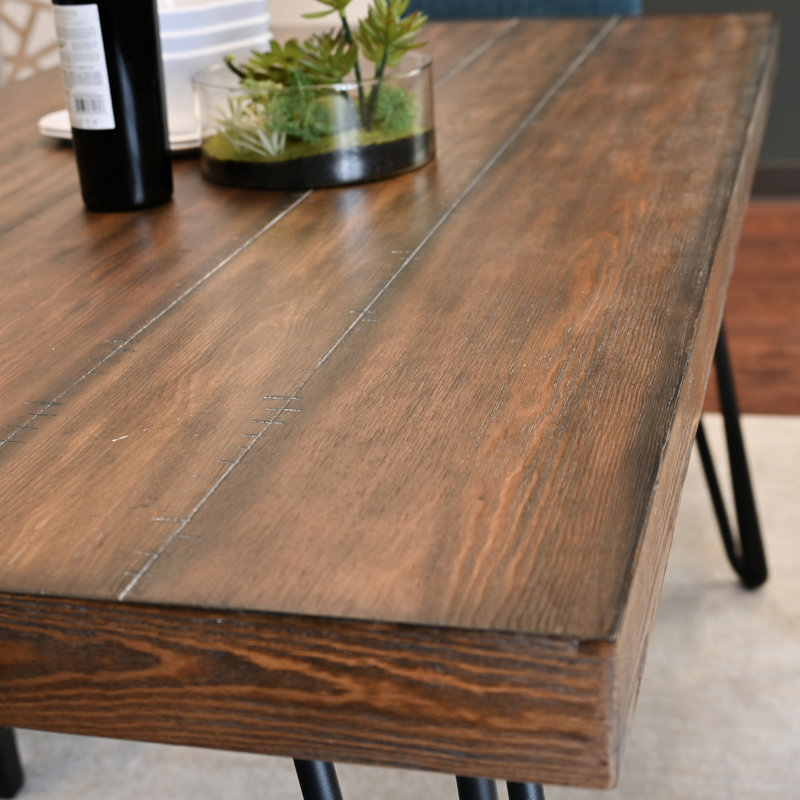 Corrigan Studio® Dining Set, Hairpin Dining Table with Color