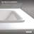 Caxton Vitreous China Oval Undermount Bathroom Sink with Overflow-1112487614
