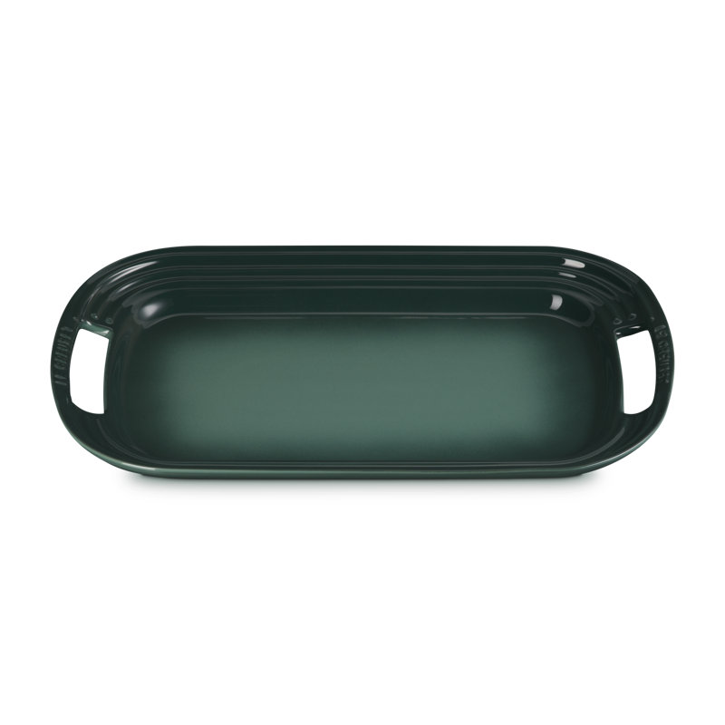Le Creuset Stoneware Serving Platter, 14 In. - Cerise, Artichaut