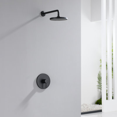 Single Handle 1-Spray Shower Faucet with Valve
