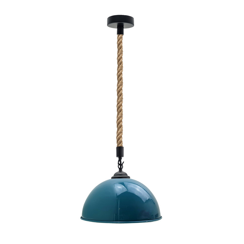 Glidden 1 - Light Single Pendant, Cyan Blue