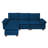 Oversized modern comfy comfy sofa with Ottoman-867979015