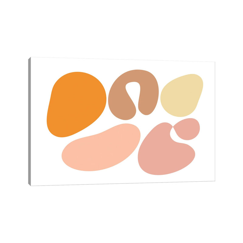 Shapes by Kiki C Landon - Print on Canvas, 101.6 cm H x 66.04 cm W x 1.91 cm D, Wrapped Canvas