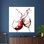 Impression sur toile Modern Modern Wine Splash Kitchen - décoration murale de bar idéale et cadeau unique pour lui