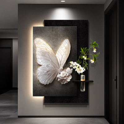Black Rectangle Sandstone Wall art
