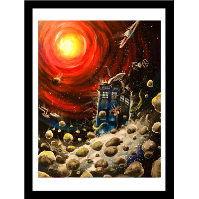 Sci-Fi Collision par Ed Capeau - peinture sur toile