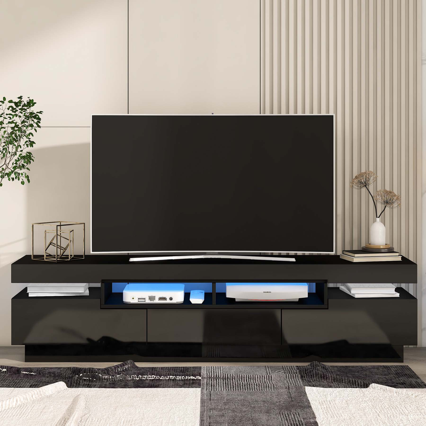 Ivy Bronx Haykaz 67'' Media Console | Wayfair