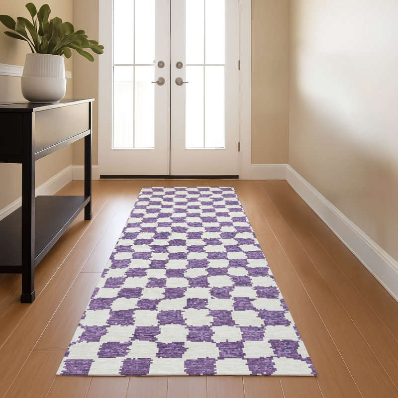 Premium Machine Washable Millbrook AMF1958 Geometric Rug, Runner 2'3" x 7'6"