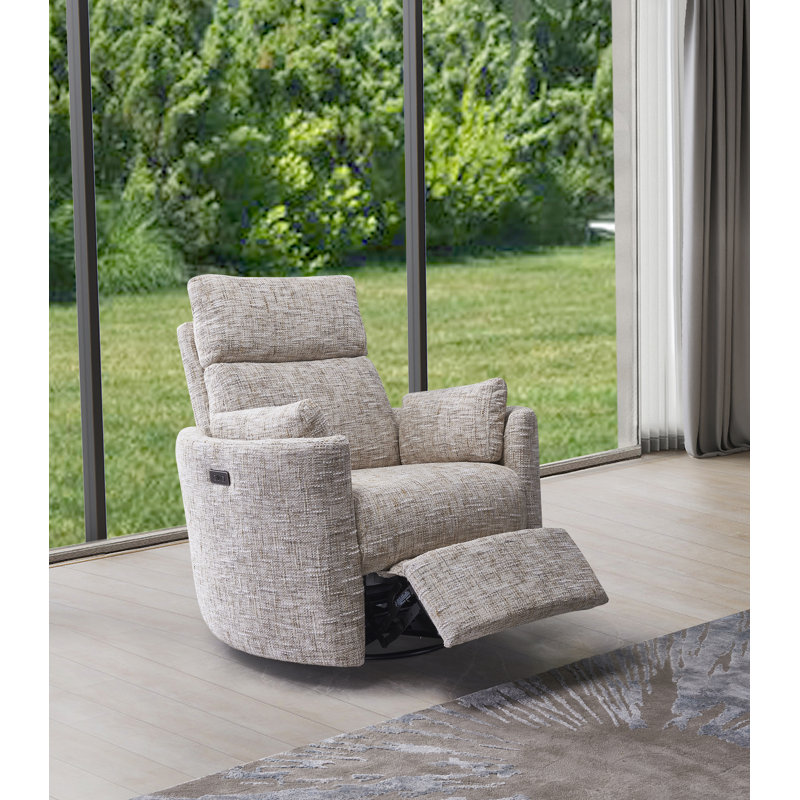 Fauteuil inclinable pivotant Power Rock, Brun