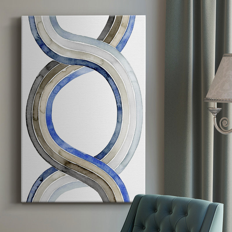 Tissage naturel II - peinture sur toile tendue, H 36 po x l 24 po x P 1 po