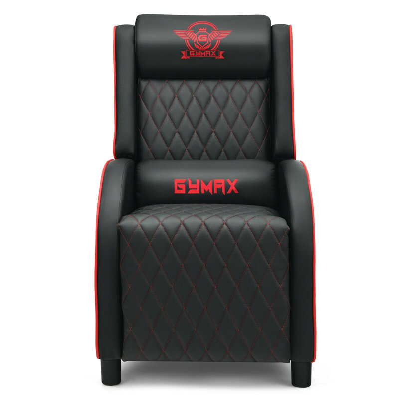 Fauteuil de massage en similicuir, Simili cuir rouge