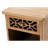 Aleksandria One Drawer Rustic Farmhouse Nightstand with Open Shelf-391106899