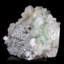 Esthétique apophyllite et stilbite sur calcédoine
