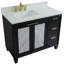Ensemble de meuble-lavabo simple 43 po avec miroir Schreck-1459661520
