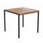 Table de patio en faux teck Abi-Louise, 2 chaises et parasol 9 pi avec base-1855637243