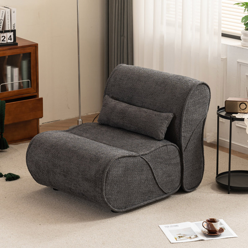 Fauteuil inclinable Soft Velvet, Gris foncé