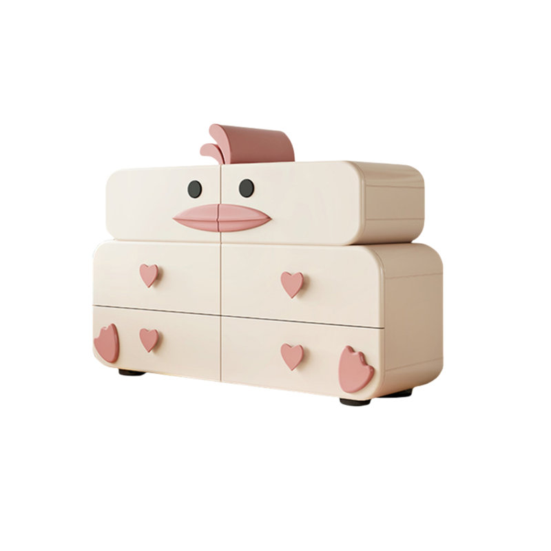 Commode d'appoint Modern Creative, Blanc cassé