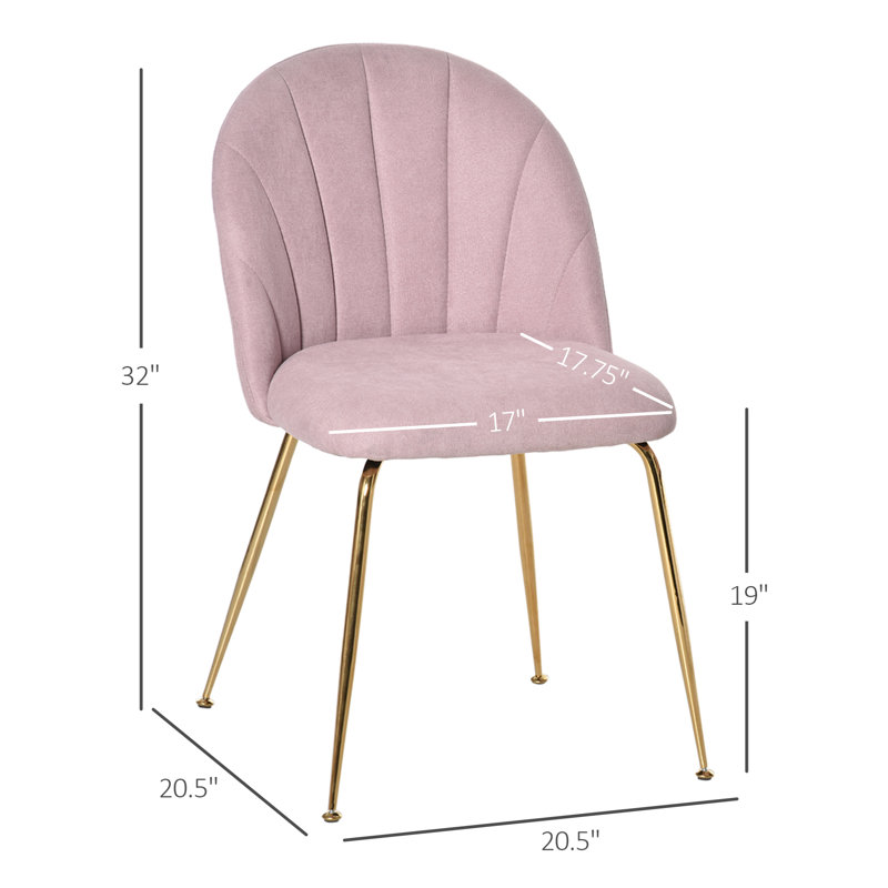 Chaise parsons rembourrée Malana