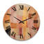Horloge murale en bois massif Thomaston-1133547643