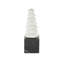 Cole And Grey Marble Stacked Stone Abstract Sculpture With Black Block Base
