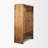 Allenspark Curio Cabinet in Solid Recycled Pine with Matte Black Metal Pulls
