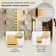 Rodeo 27.5-Inch LED&Music Rainfall Thermostatic Shower System with Slide Bar and 2-in-1 Handheld