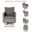 Ensemble de conversation avec chaise berçante rotative en osier pour 2 personnes Mickael-1333476757-1333476754