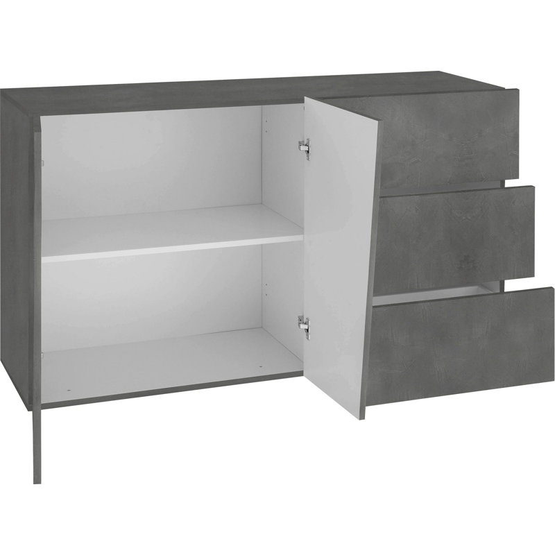 Taki 355.6cm Sideboard, Black