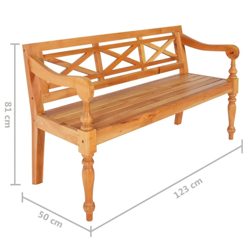 Nibbi Upholstered Bench, Light Brown