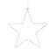 TRIXES 3PC LED Stars – Hanging Christmas Decorations – Battery Powered Xmas Lights - Remote Control included – 3 Separate Lights with Battery Packs – 6-Hour Recurring Timer Function – 8-Modes - Indoor/Outdoor Use