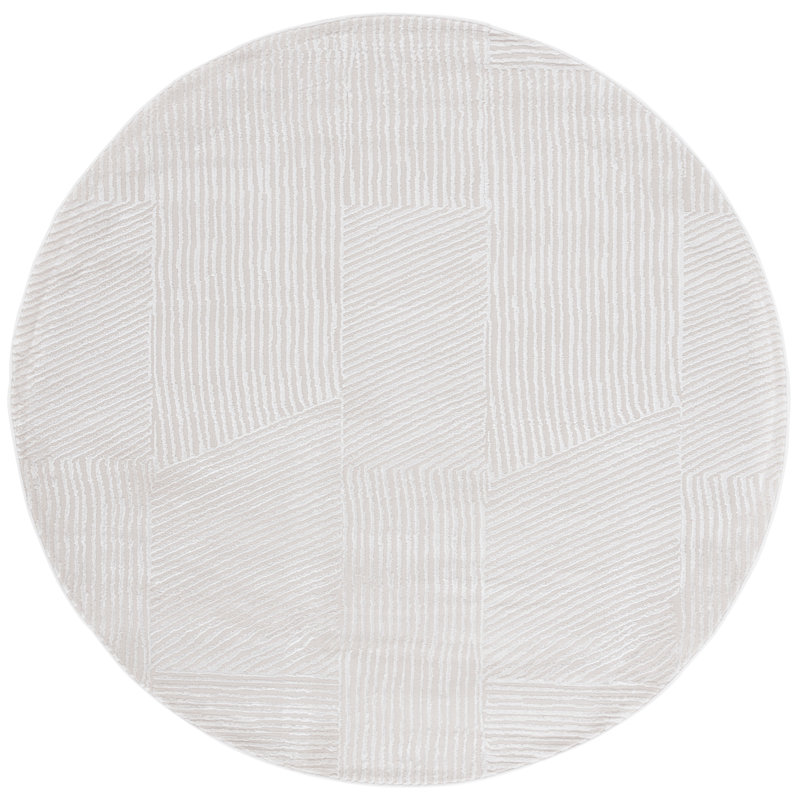 Saylor 100 Performance Geometric Rug, Round 6'3"