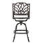 Tabouret pivotant en fonte d'aluminium