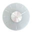 Finley Glass Analog Clock