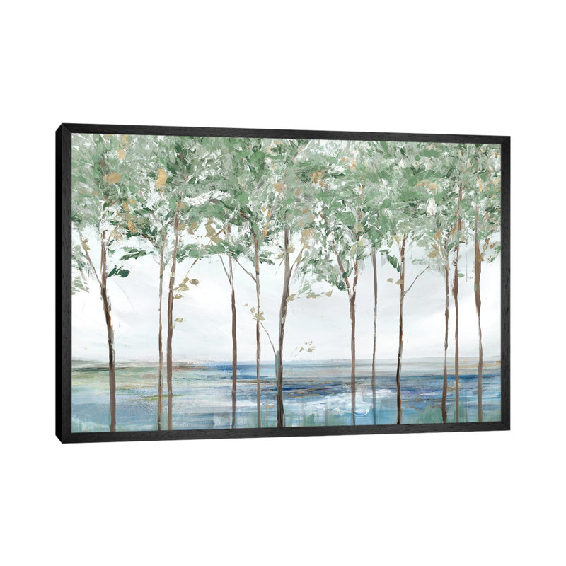 Forest Peak by Isabelle Z - Painting on Canvas, Black Framed, 152.5 cm H x 101.5 cm W