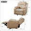 Fauteuil inclinable manuel réglable, revêtu de chenille avec dossier à 3 positions pour le salon et le cinéma maison-1032548581