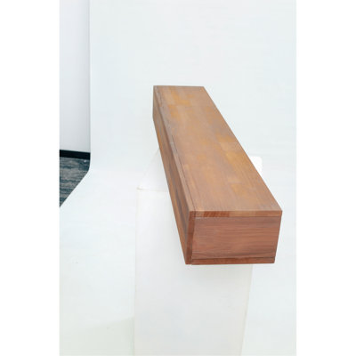 48" Rustic Wood Fireplace Mantel , Wall-Mounted & Floating Shelf for Home Decor