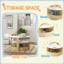 5 Piece Toddler Table and Chairs Set with Storage-2143773993