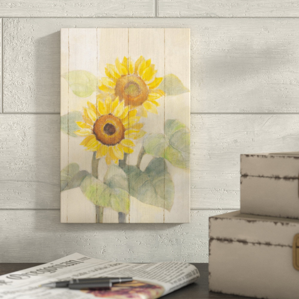 " Summer Sunflowers I " by Albena Hristova August Grove® 