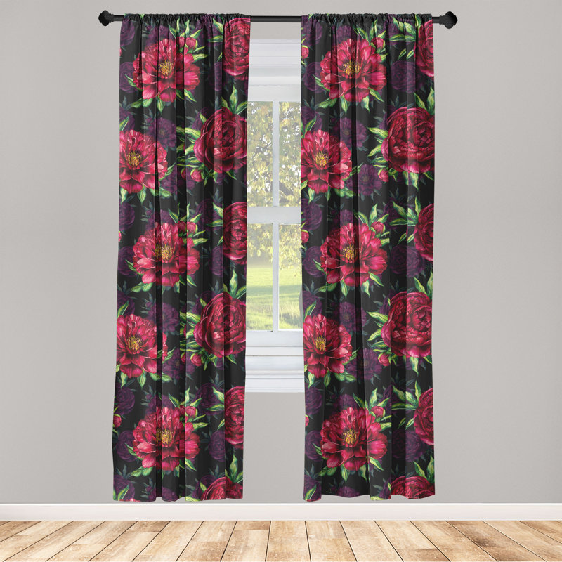 Semi Sheer Curtain Pair
