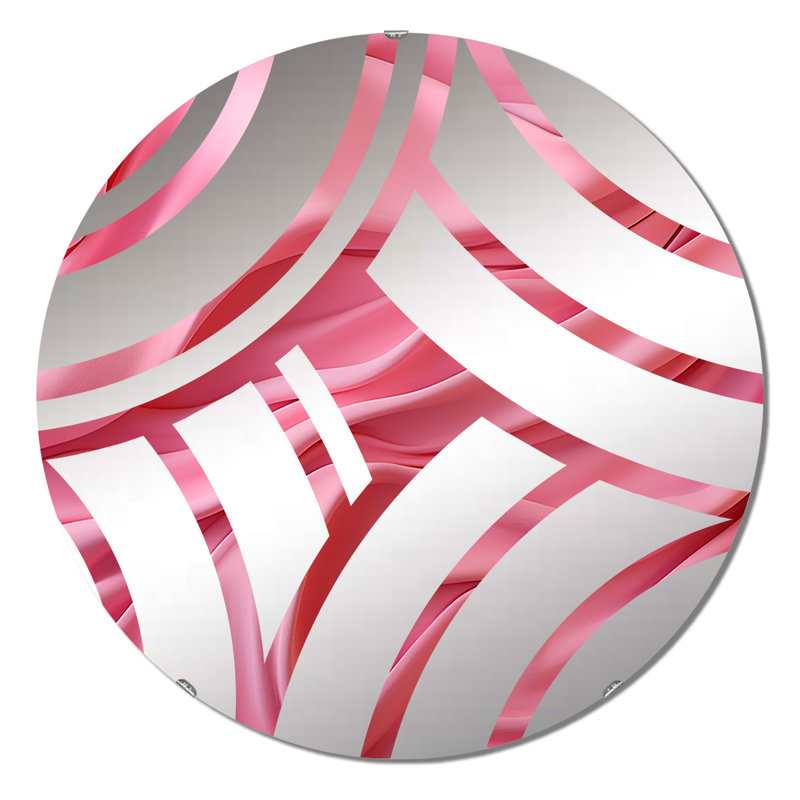 Elexia - Miroir décoratif Center Wave, 31,4 po x 31,4 po