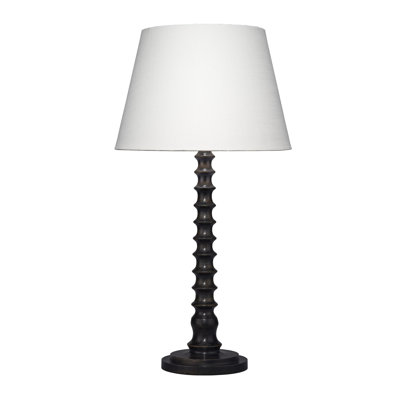 Foteini Wood Table Lamp with Linen Shade