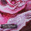 Rideau de douche rose et rose avec 12 crochets-1169104248