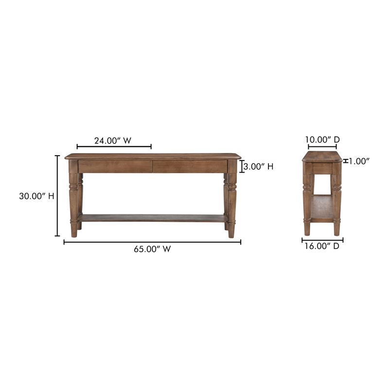 Russet Console Table