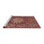 Tapis oriental multicolore tissé à la machine Oriental-1427731860