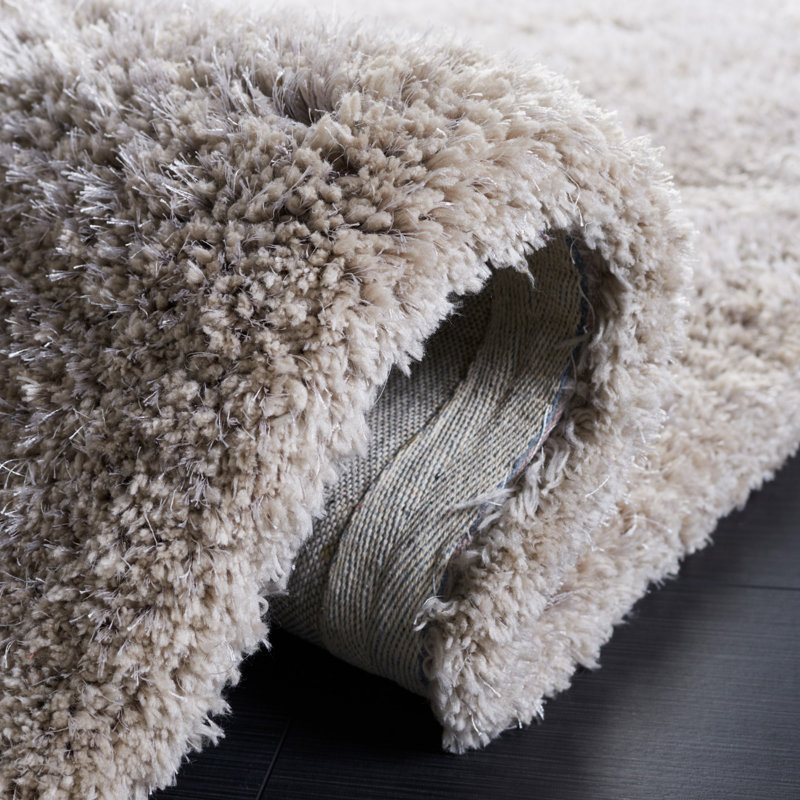 Tapis argenté touffeté à la main Gilcrease, Rectangle 3 pi x 5 pi