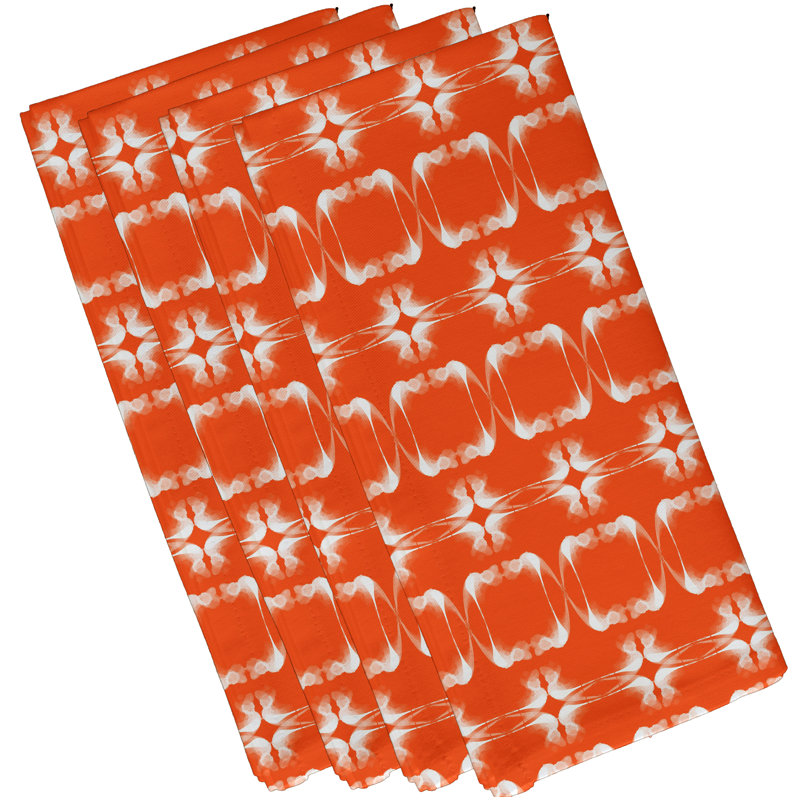 Ensemble de serviettes 4 pièces Synthia, Orangé