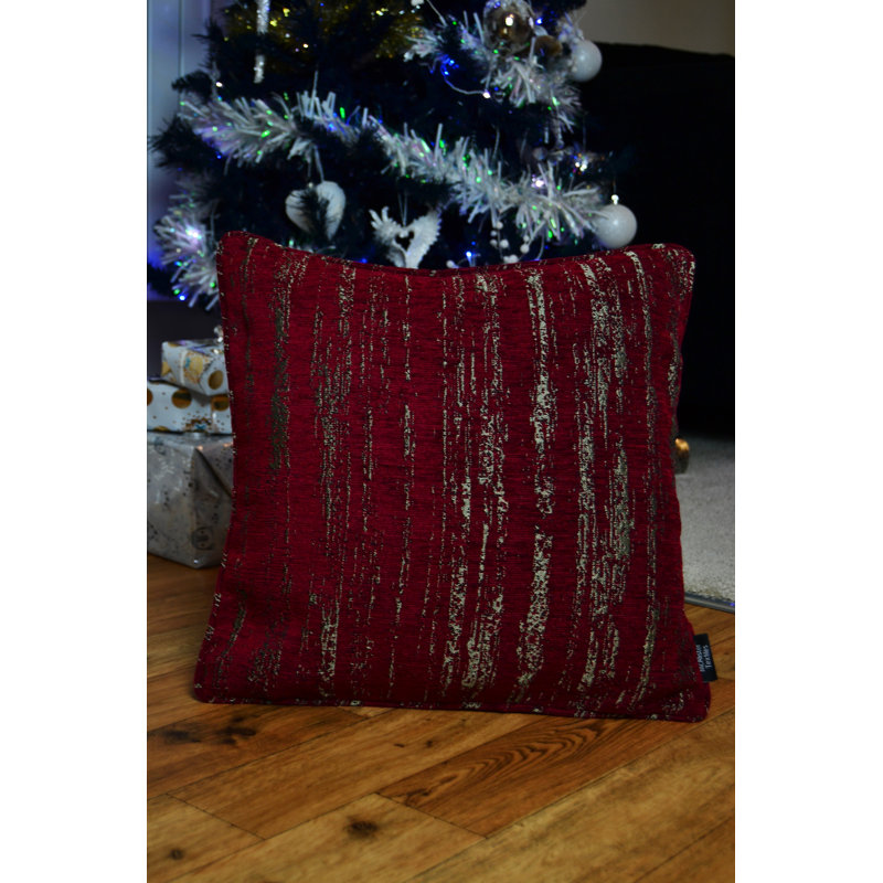 Alexzander Rectangular Cushion Cover, 50cm x 30cm, Red, Cushion Cover